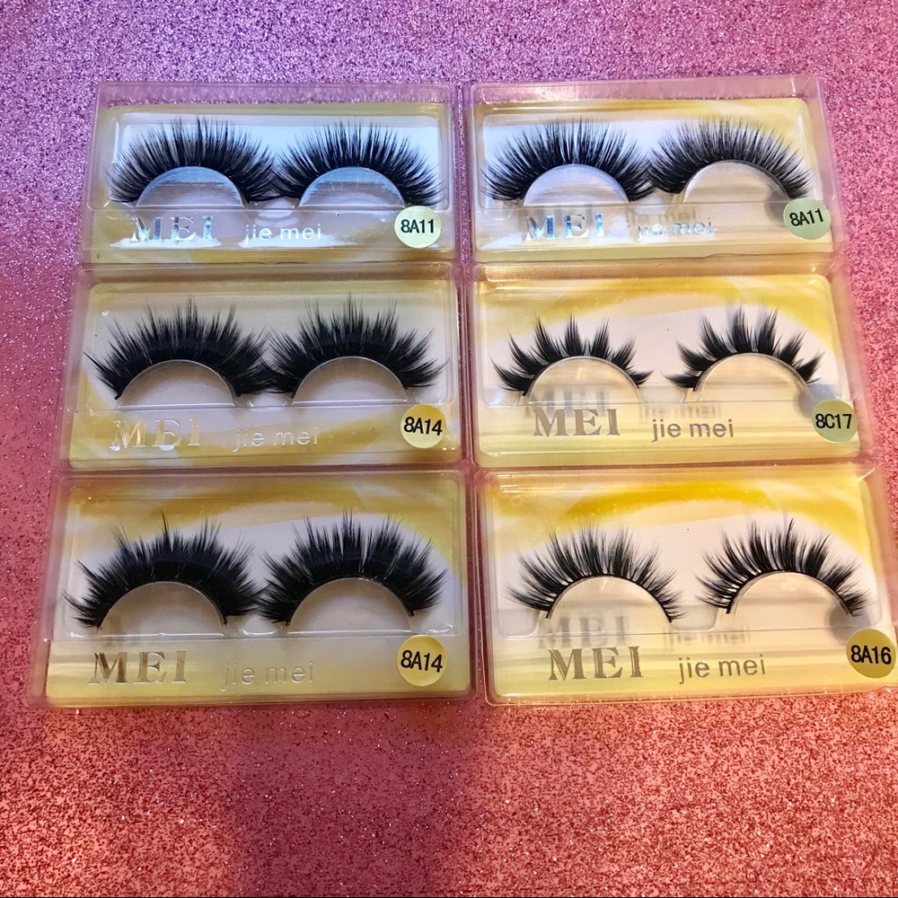 Brand New Eyelashes Set Of 6 - Picture 8 of 8